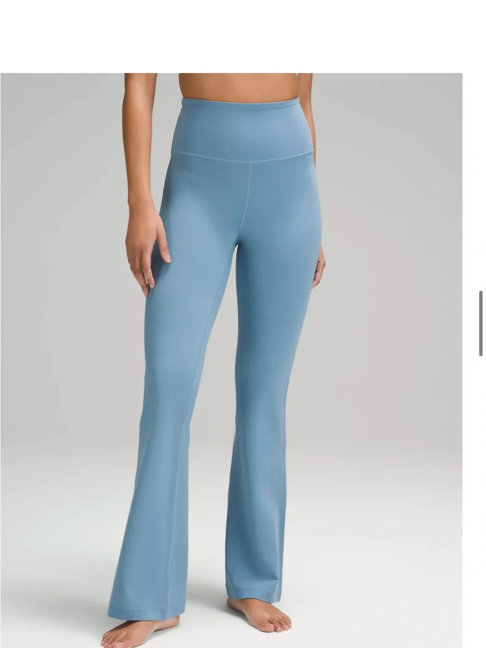 lululemon utility Blue Flared Leggings